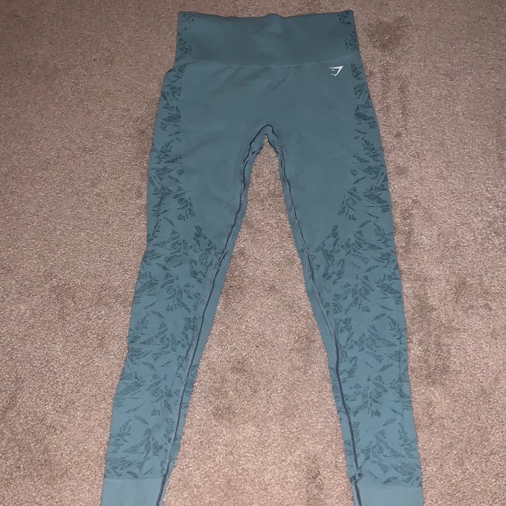 Teal Gymshark Leggings (Size small).